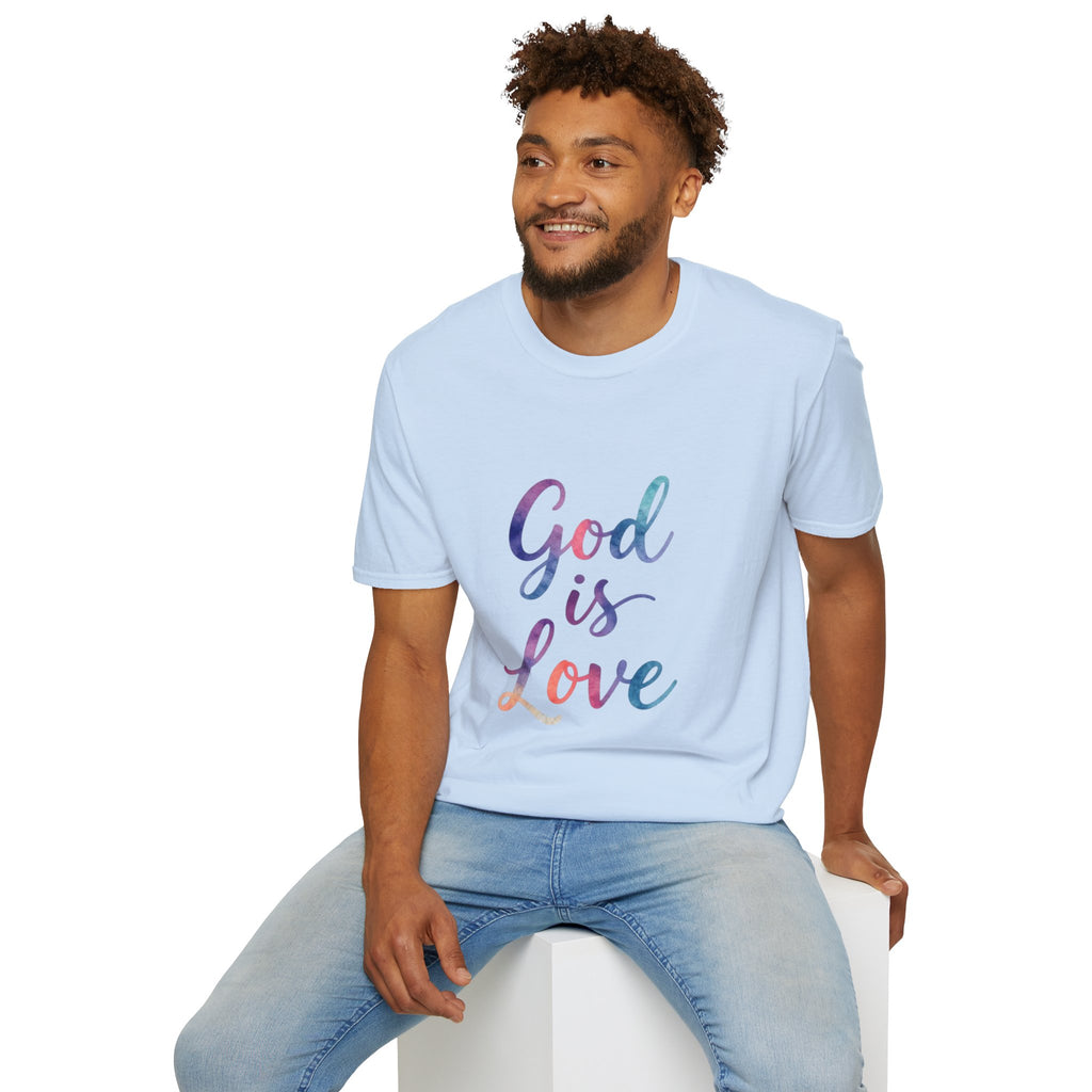 God Is Love T-Shirt — Colorful Tee