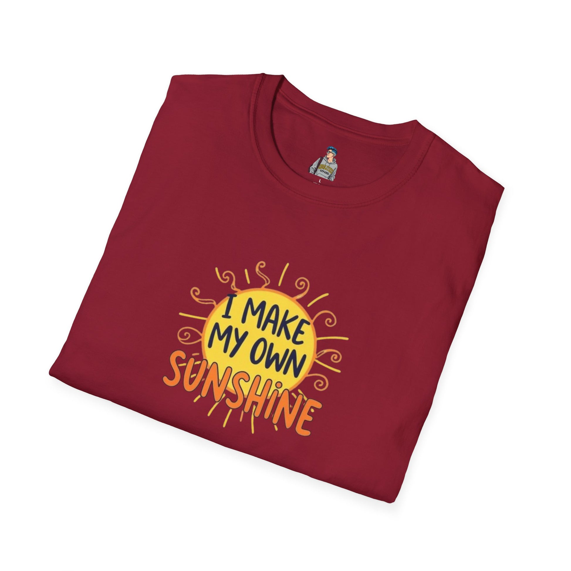 I Make My Own Sunshine Unisex Softstyle T-Shirt - Positive Vibes Apparel
