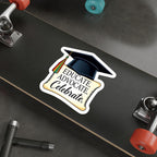 Graduation Celebration Die-Cut Stickers - Educate Advocate Celebrate