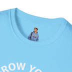 Grow Your Own Way Trans Pride Unisex T-Shirt - Floral Design for Garden Lovers