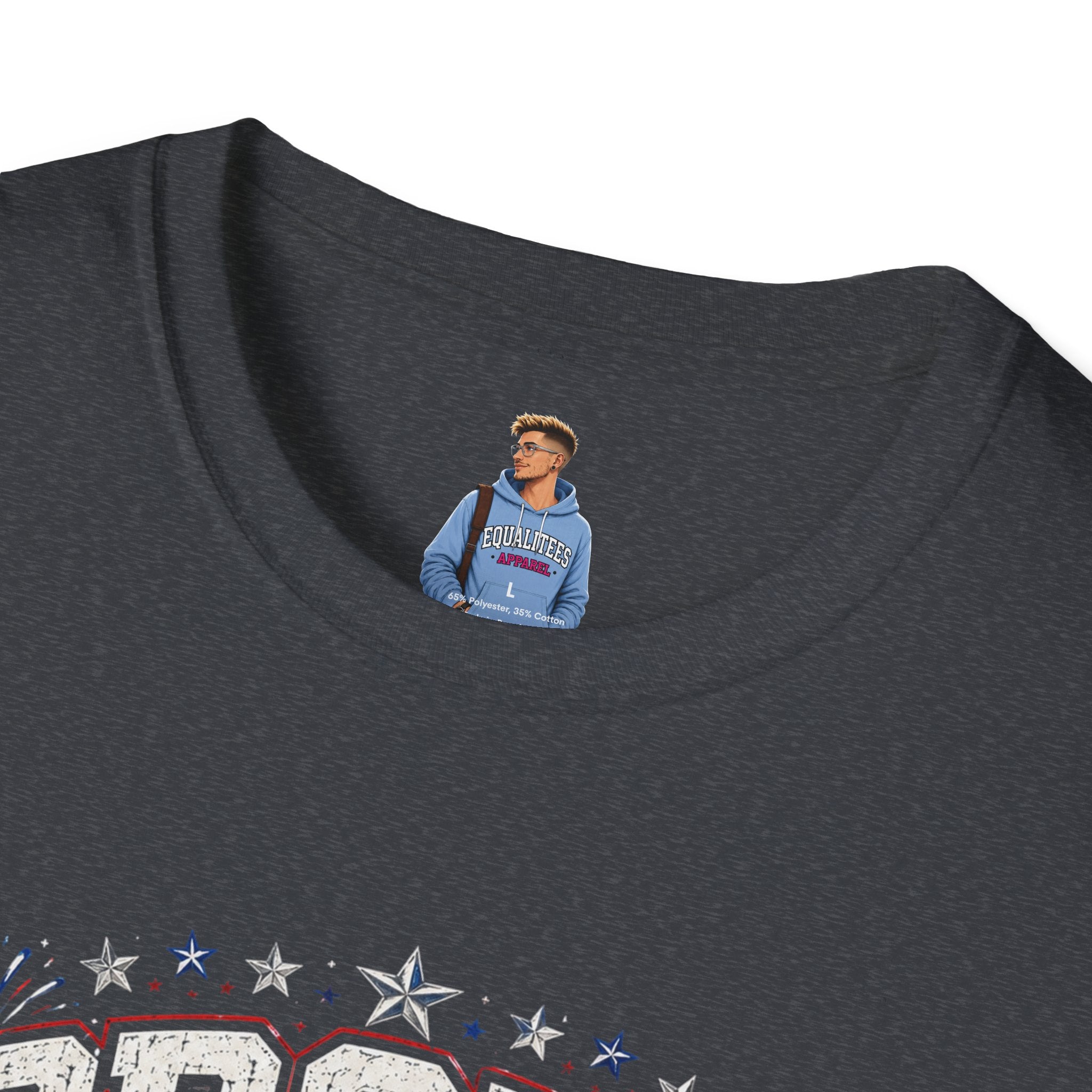 Star Spangled Awesome Graphic Tee ("Proud to Be Delusional Bootlicking Nazi Trash")