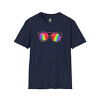 Rainbow Sunglasses Unisex t-shirt