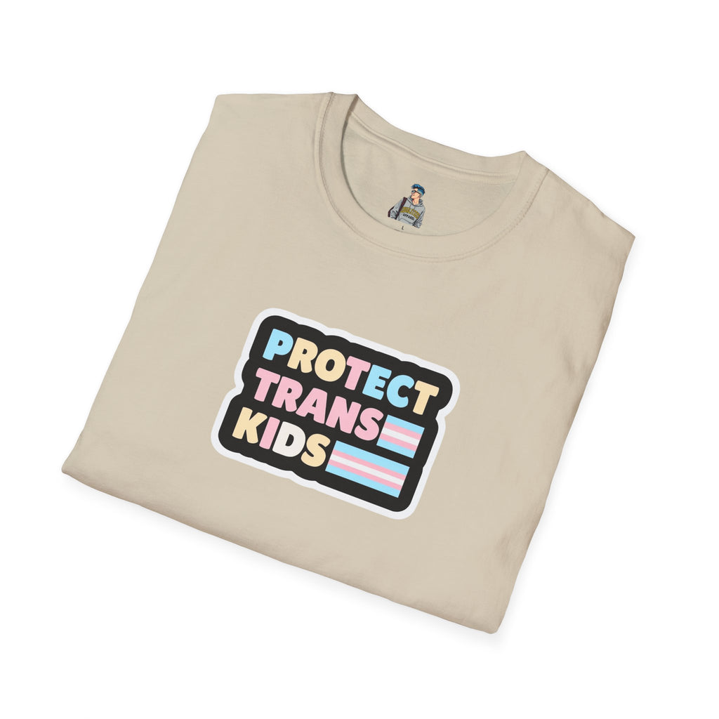 "Protect Trans Kids" Unisex Softstyle T-Shirt - Empowerment & Pride Apparel