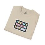 "Protect Trans Kids" Unisex Softstyle T-Shirt - Empowerment & Pride Apparel