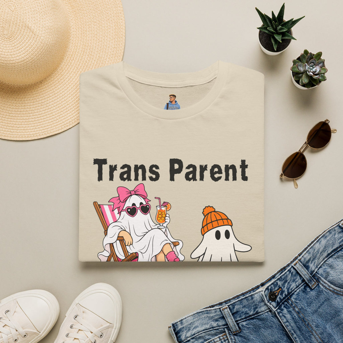 Trans Parent 3 Halloween Pride Tree Las Vegas T-Shirt