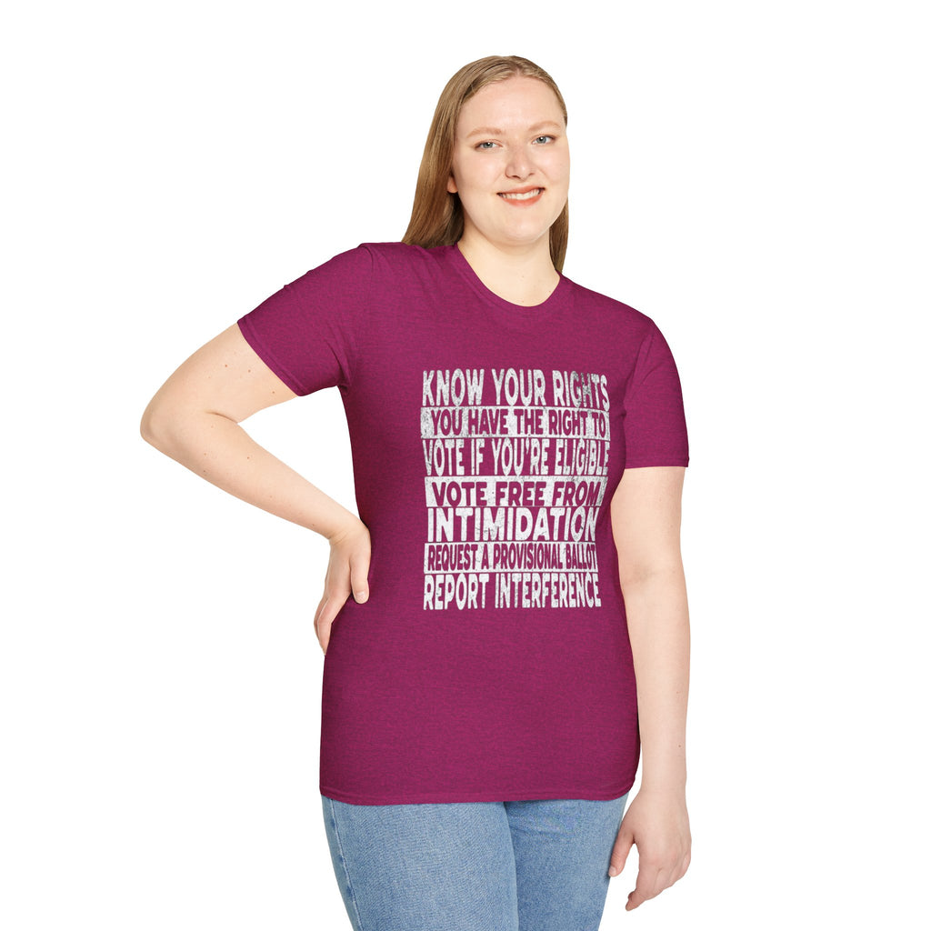 Know Your Voting Rights T-Shirt