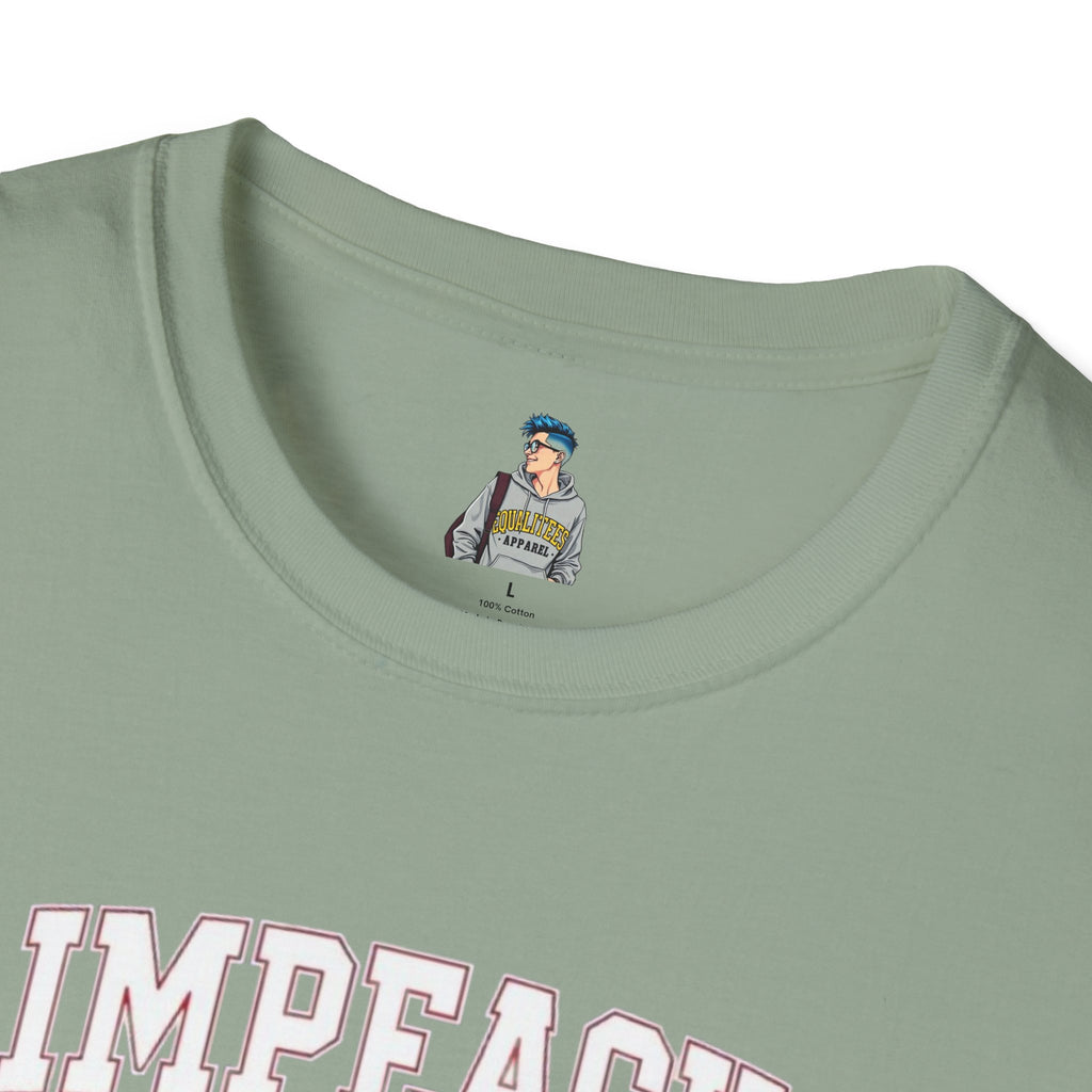 Impeach Felon47 Unisex Softstyle T-Shirt - USA Graphic Statement Tee
