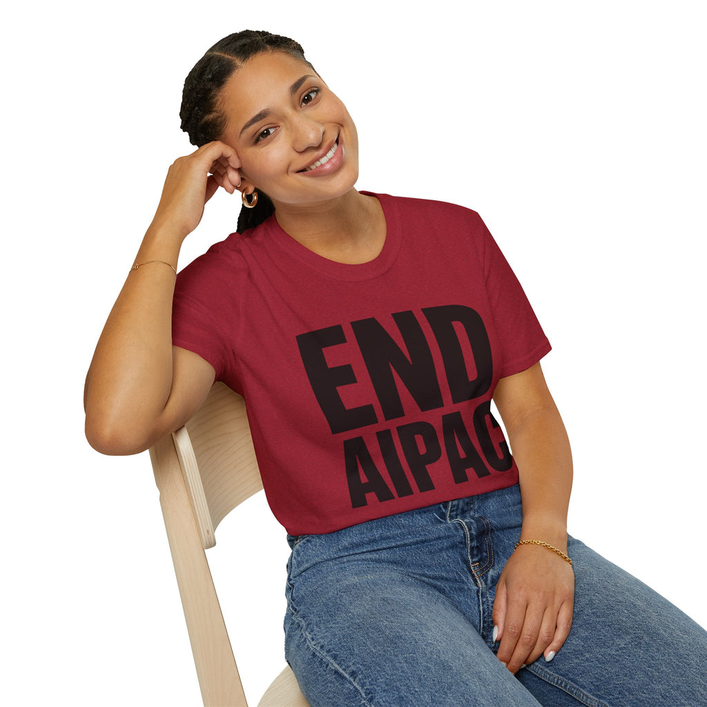 END AIPAC Bold Protest T-Shirt