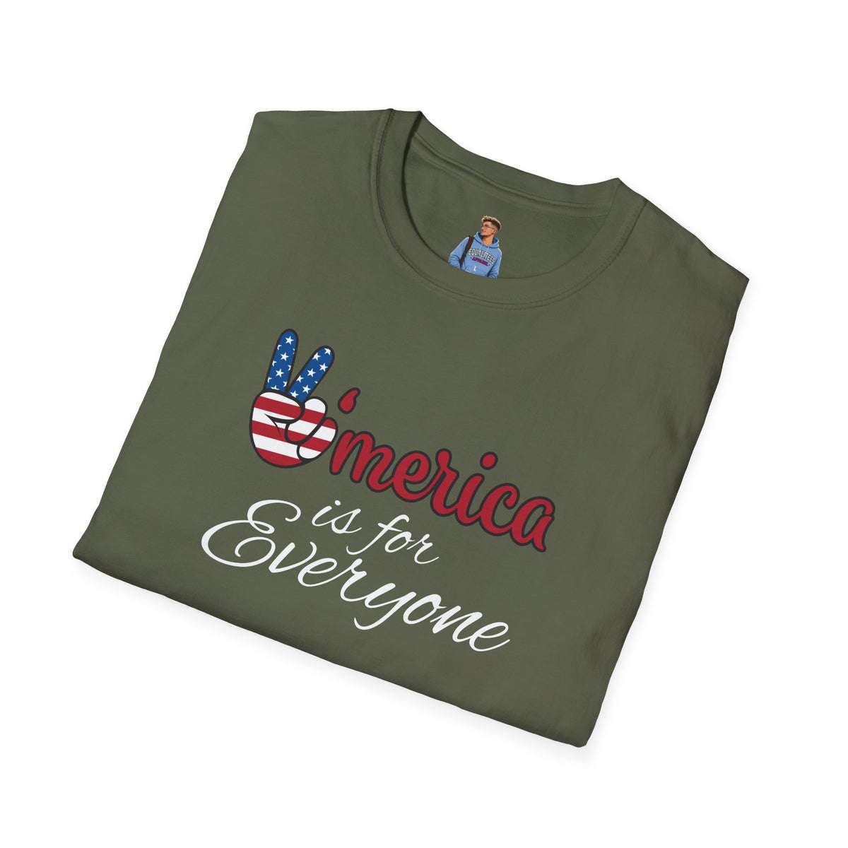 'Merica is for Everyone - Softstyle Unisex T-Shirt