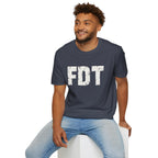 FDT Distressed Graphic T‑Shirt — Bold Statement Tee