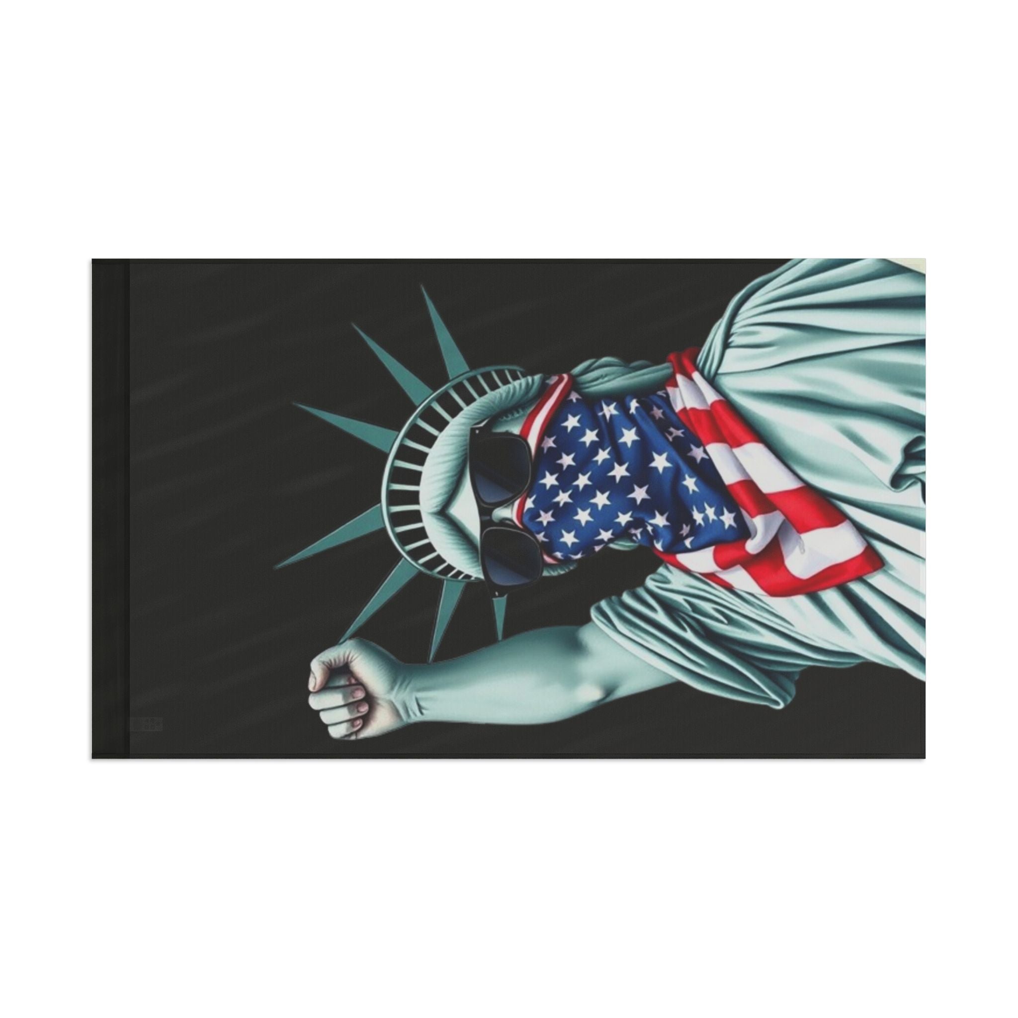 Resist With Lady Liberty Flag Design