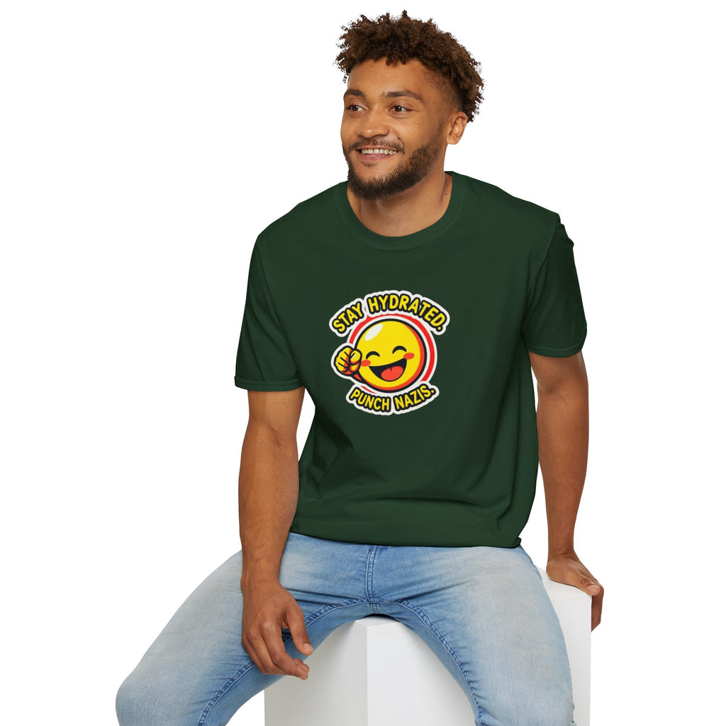 Stay Hydrated, Punch Nazis T-Shirt