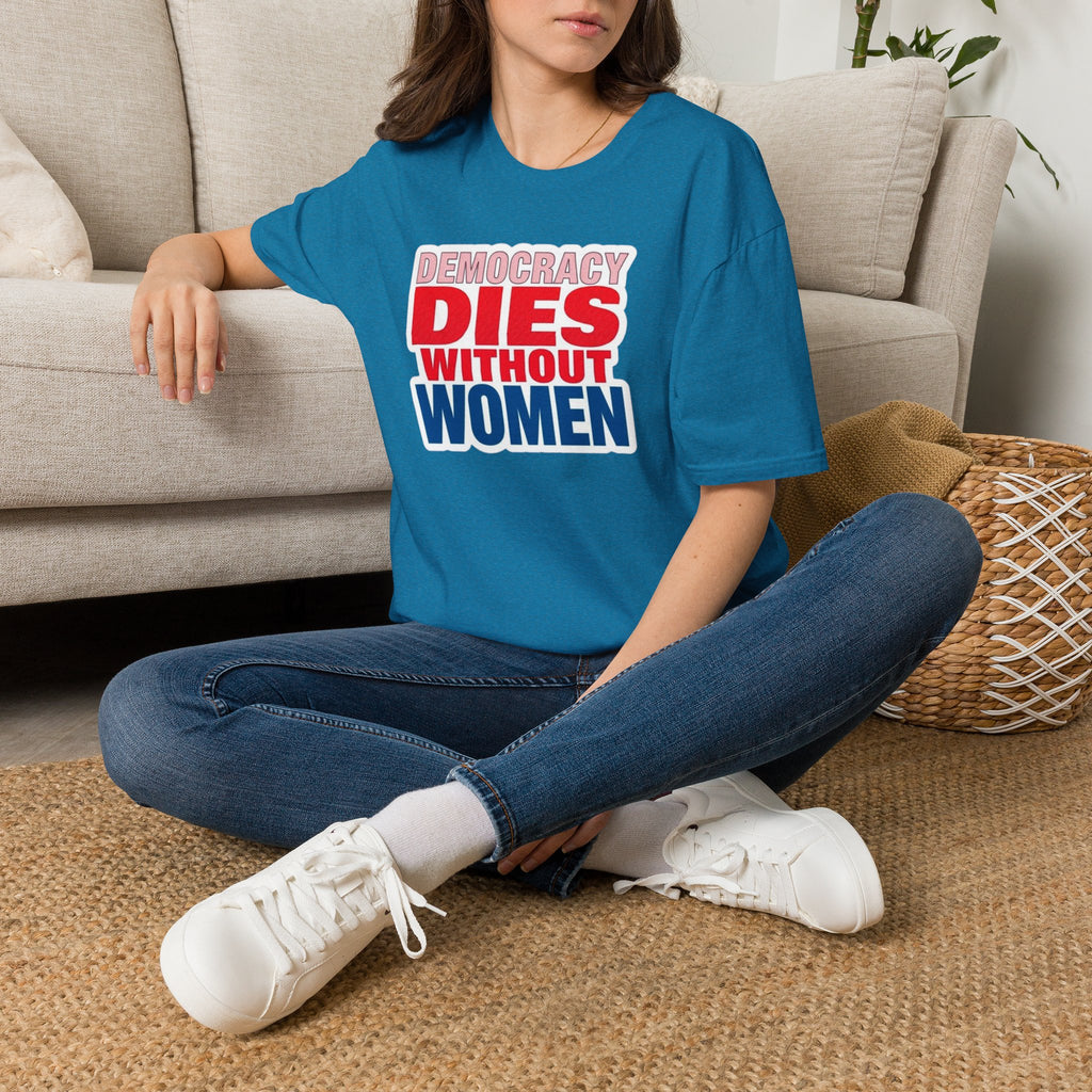 Democracy Dies Without Women Unisex Softstyle T-Shirt