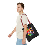 Hate Has No Place Paint Splatter Tote Bag