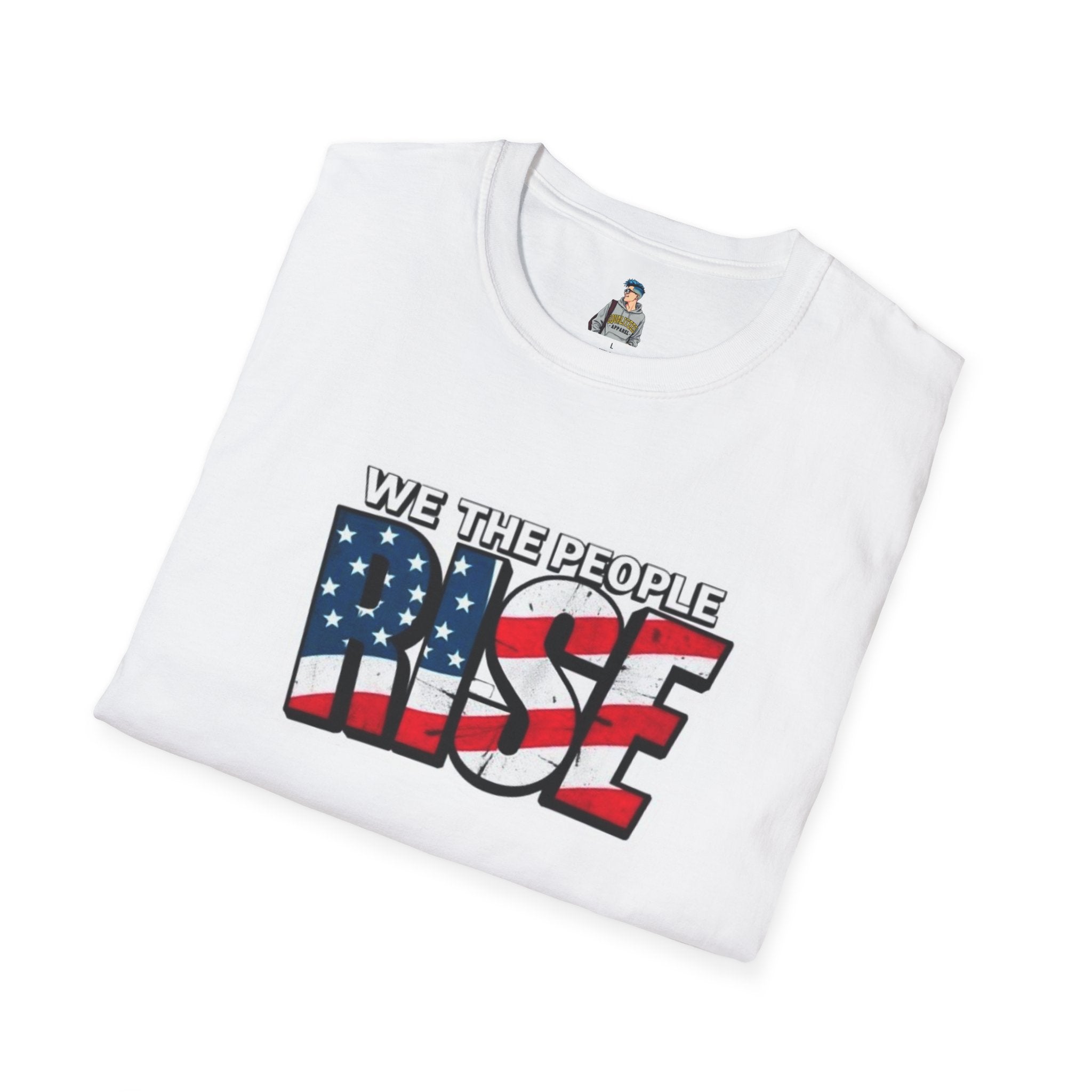 Patriotic Unisex T-Shirt - 'We The People Rise'
