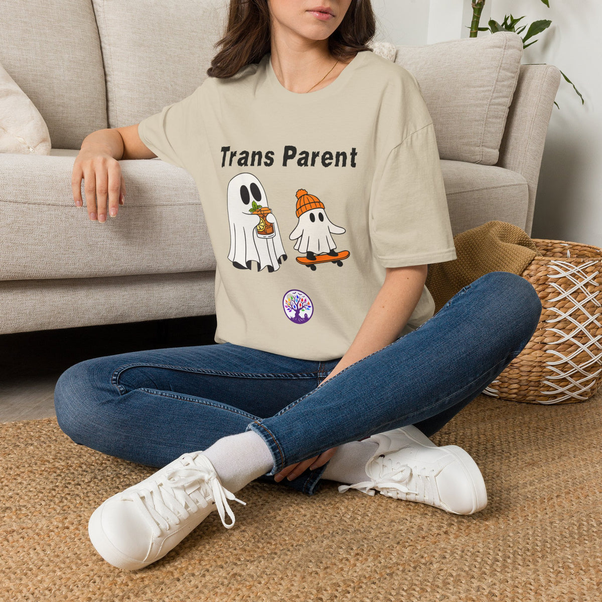 Trans Parent 5 Halloween Pride Tree Las Vegas T-Shirt