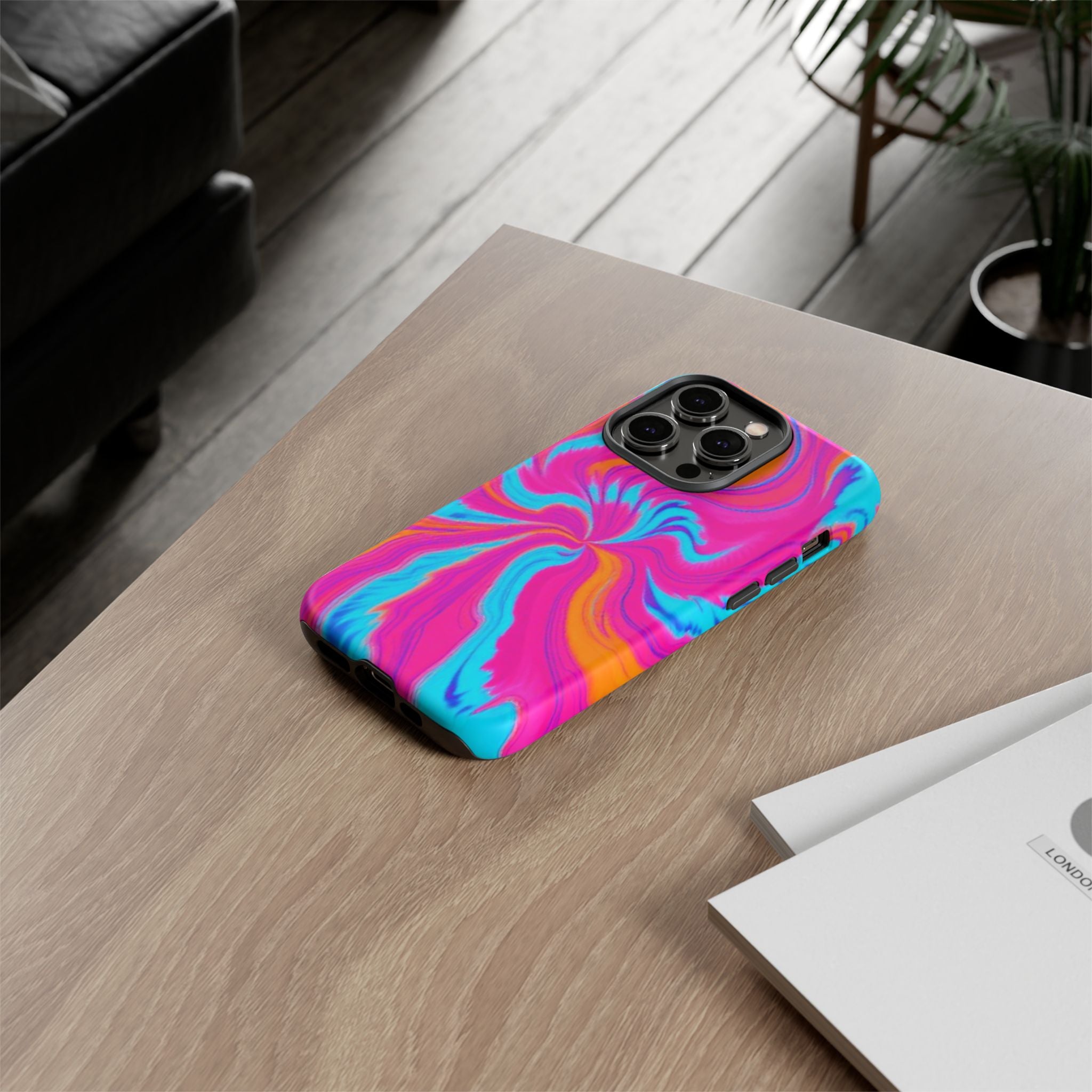 Psychedelic Swirl Tough Phone Case for iPhone