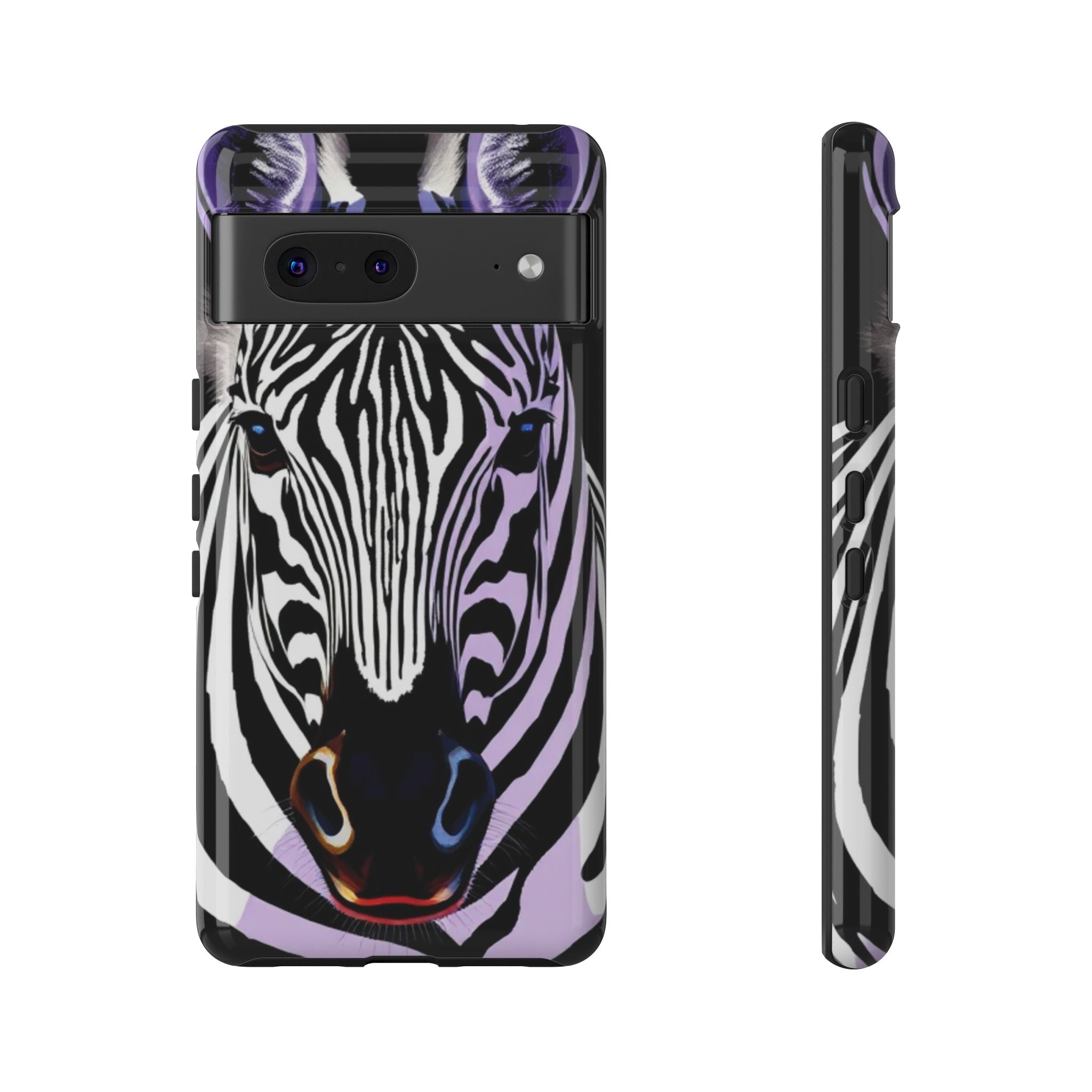 Android OR iPhone Compatible Cases - Zebra Design - Unique Tough Cases
