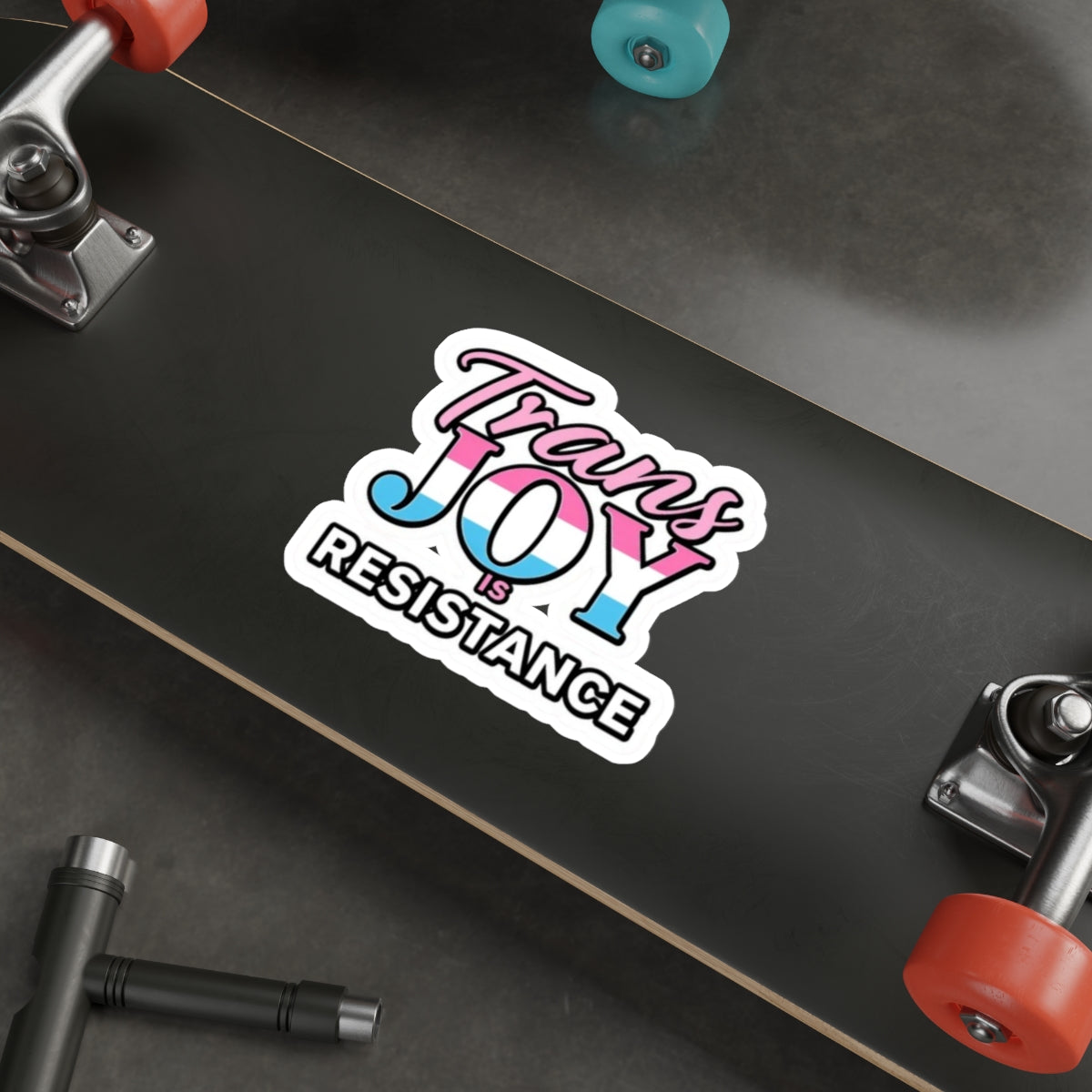 Die-Cut Stickers - TRANS JOY IS RESISTANCE