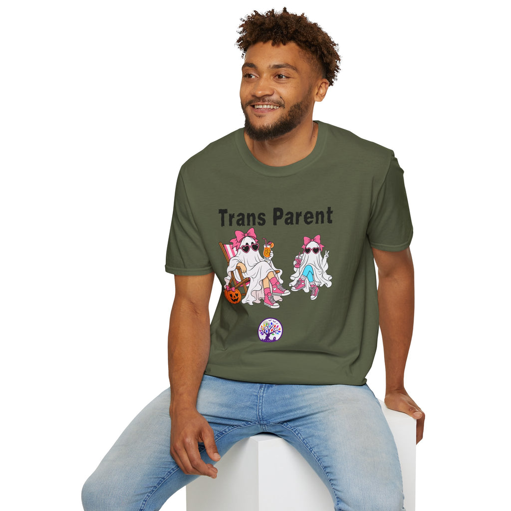 Trans Parent 1 Halloween Pride Tree Las Vegas T-Shirt