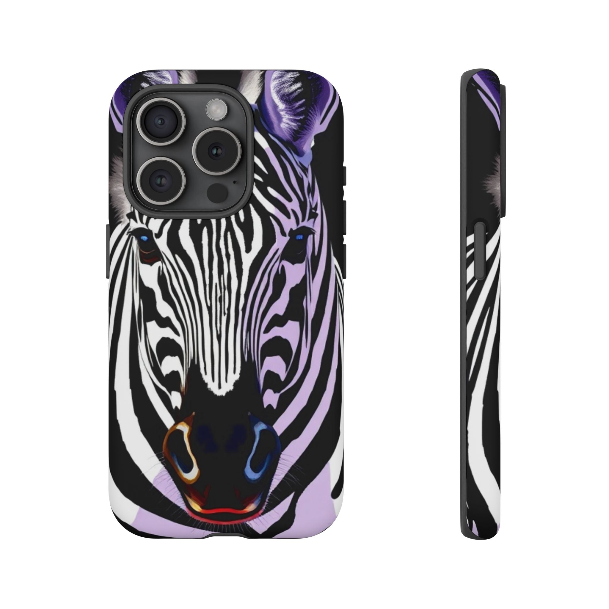 Android OR iPhone Compatible Cases - Zebra Design - Unique Tough Cases