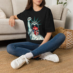 Resist - Patriotic Statue of Liberty T-Shirt - Unisex Softstyle Tee