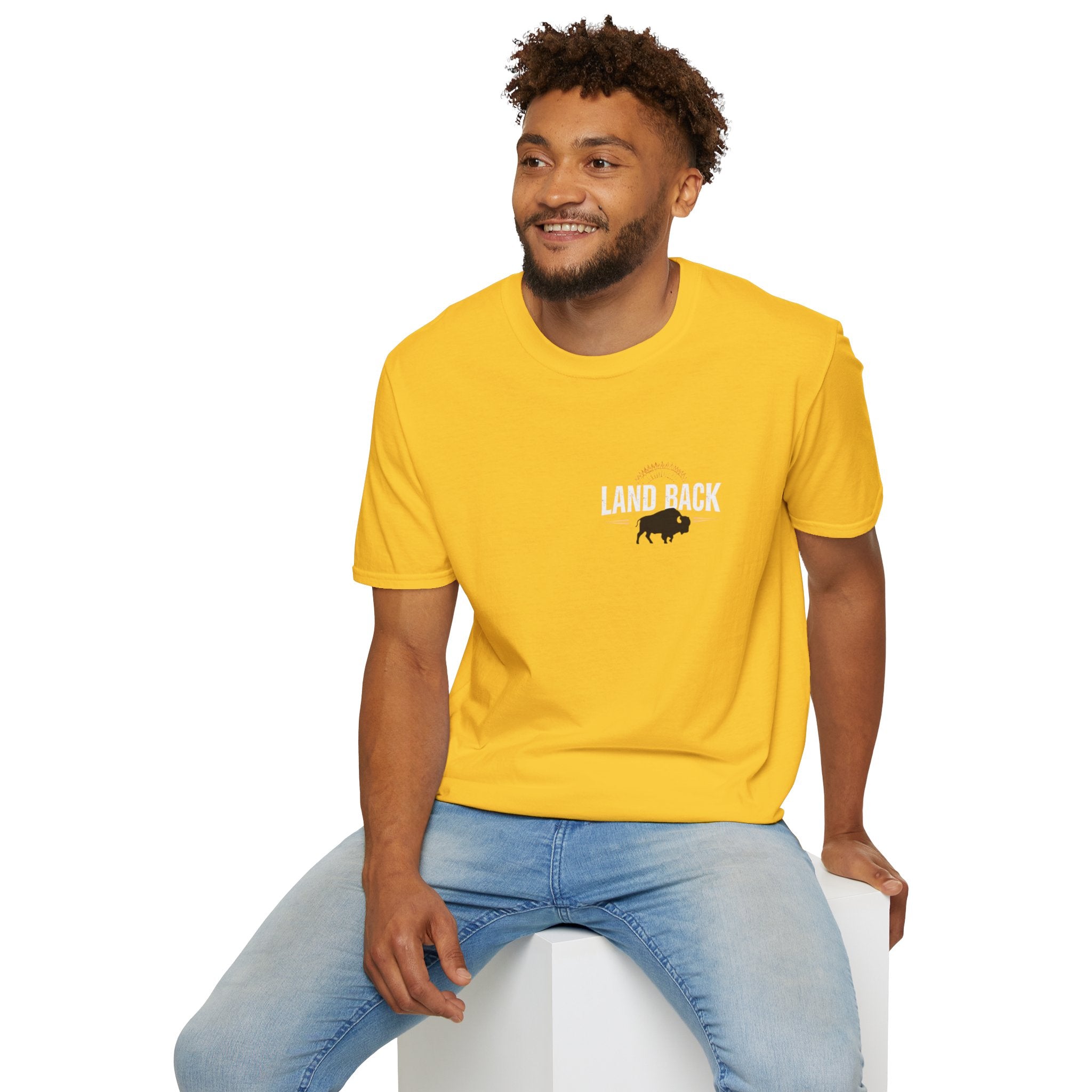 'Land Back' Unisex Softstyle T-shirt