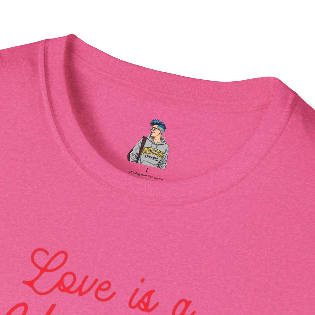 Unisex Softstyle T-Shirt - Love is a Universal Language Tee for Positive Vibes