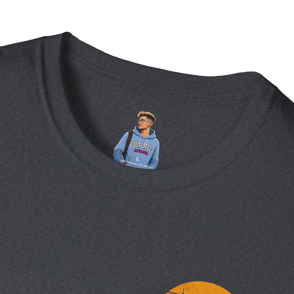 Unisex Softstyle T-Shirt - 'I'd Rather Be Camping' Adventure Tee