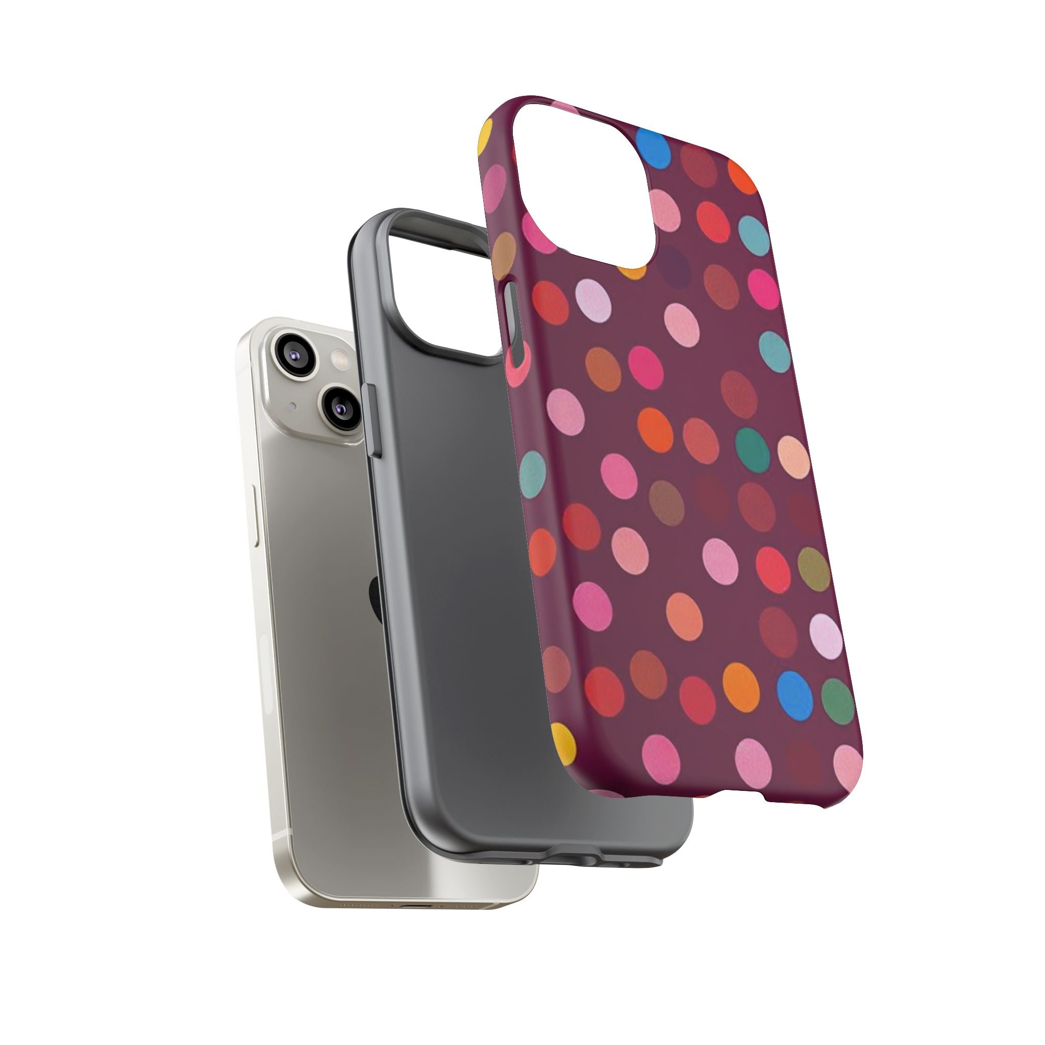 Polka Dot Tough Case for iPhone