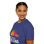 Unisex Softstyle T-Shirt - 'We All Belong"