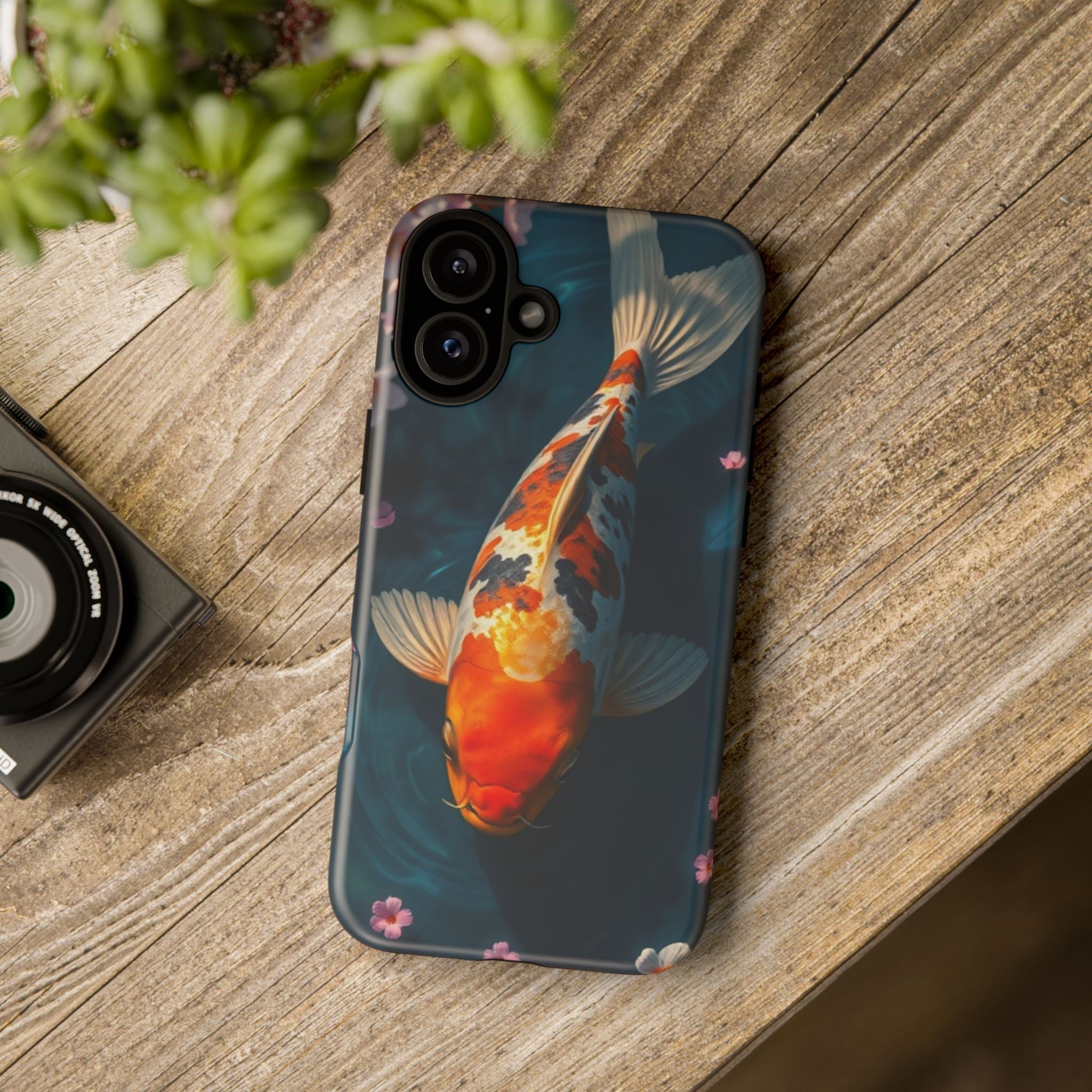 Peaceful Koi Cherry Blossom Tough Cases For Android & iPhone