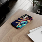 Statue of Liberty Neon Glowing Art Tough Case for Android & iPhone