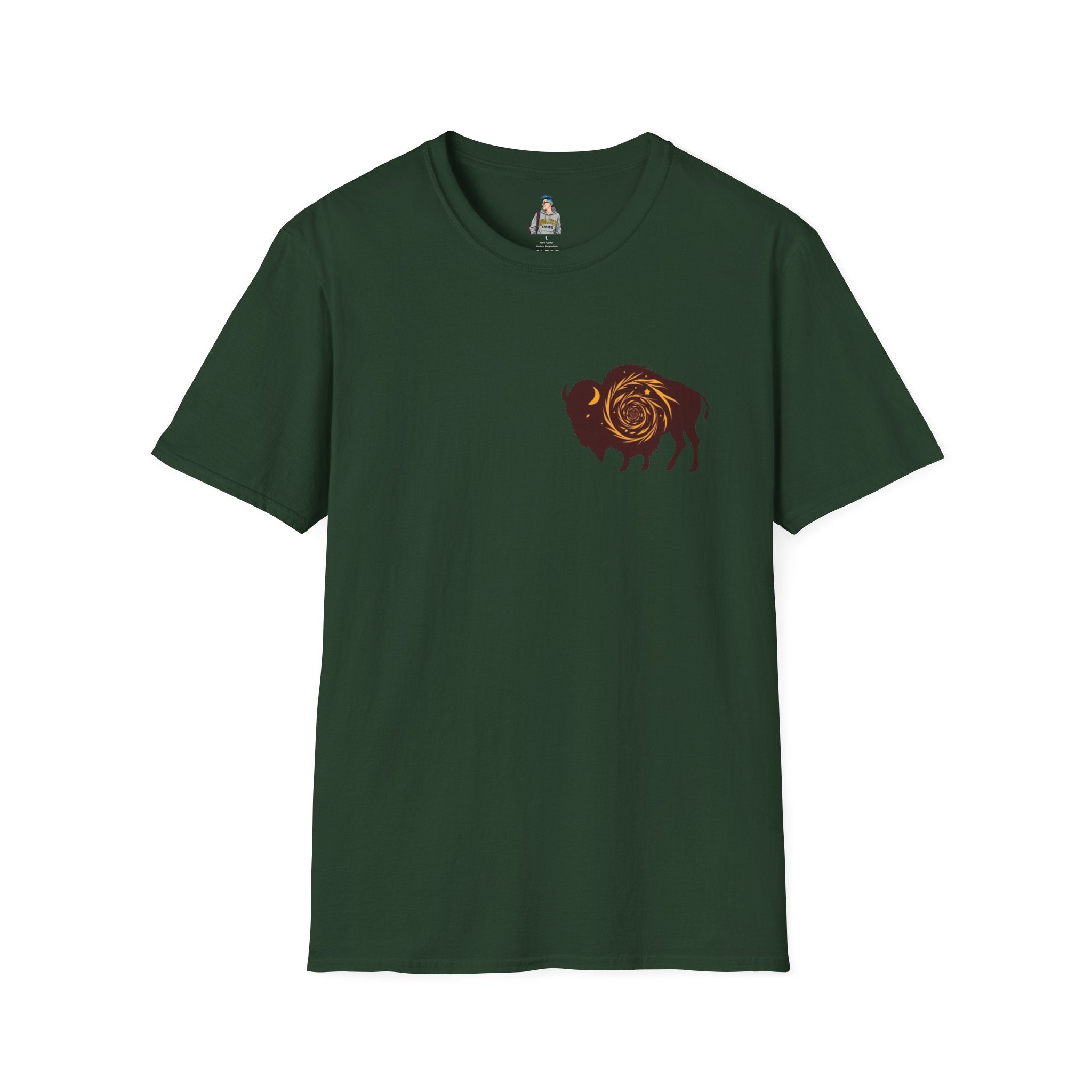 Buffalo Spiral Design T-Shirt