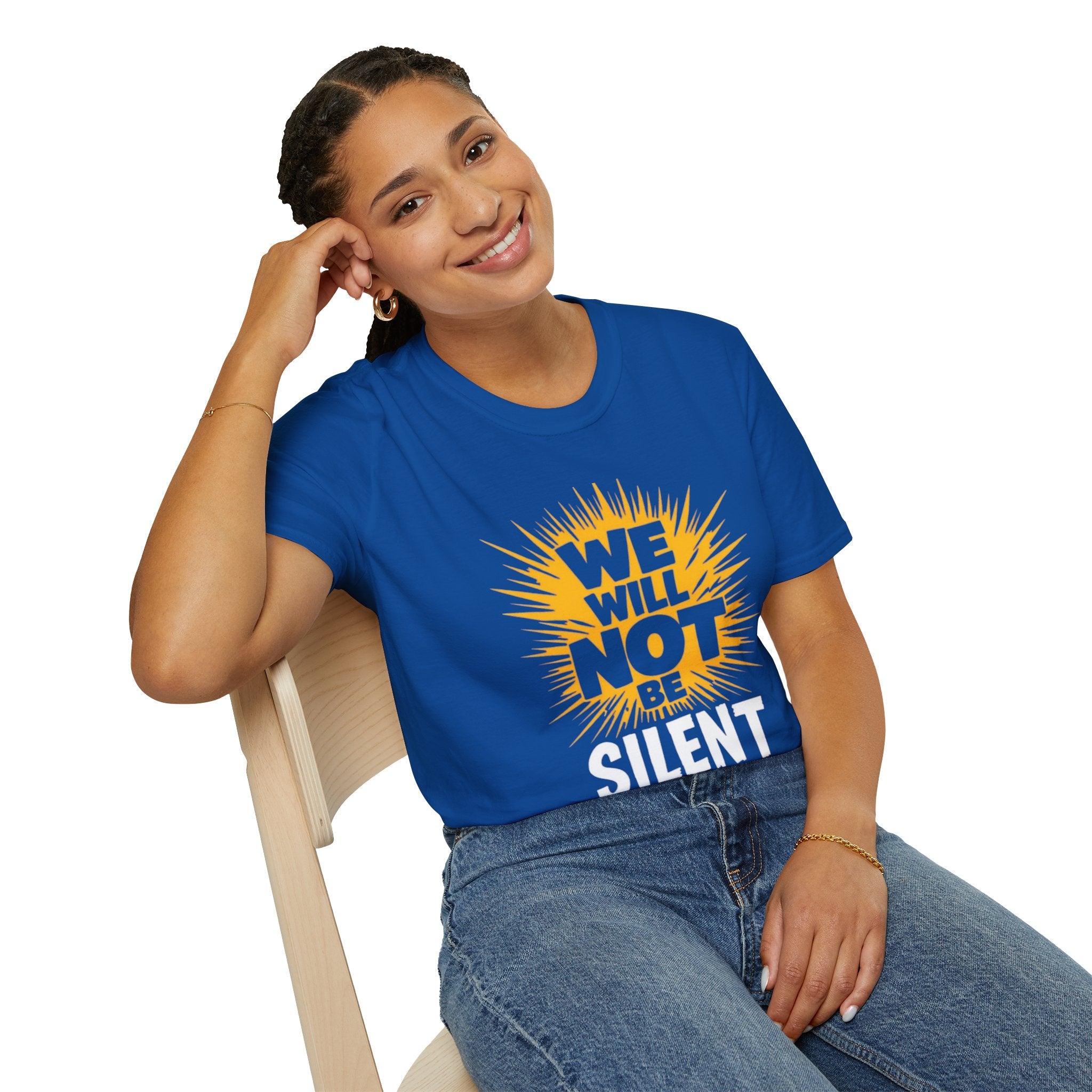 Empowerment Graphic Tee - We Will Not Be Silent | Unisex Softstyle T-Shirt