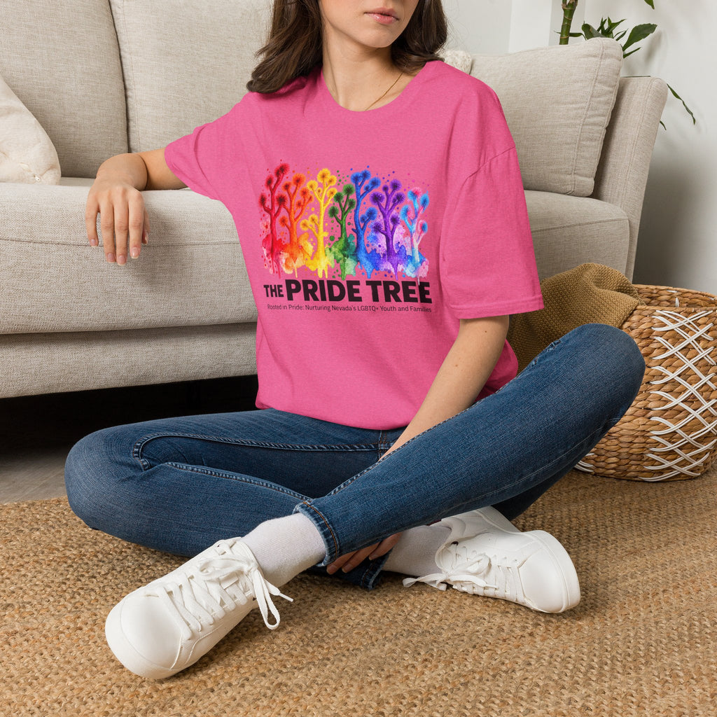 Pride Tree Las Vegas T-Shirt - Black Text