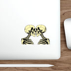 Die-Cut Stickers - Love is Love Skeletons