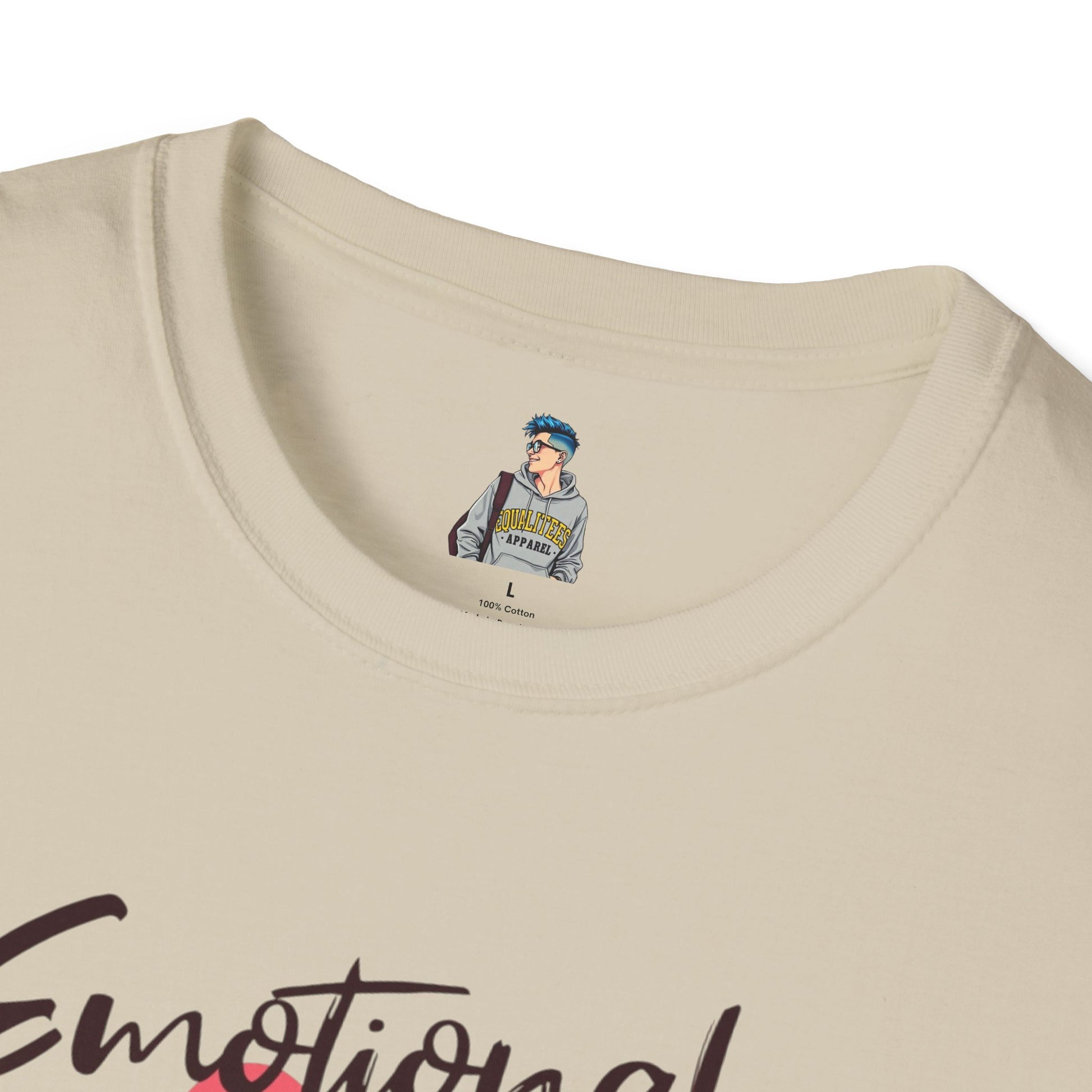 Emotional Support Human Unisex Softstyle T-Shirt