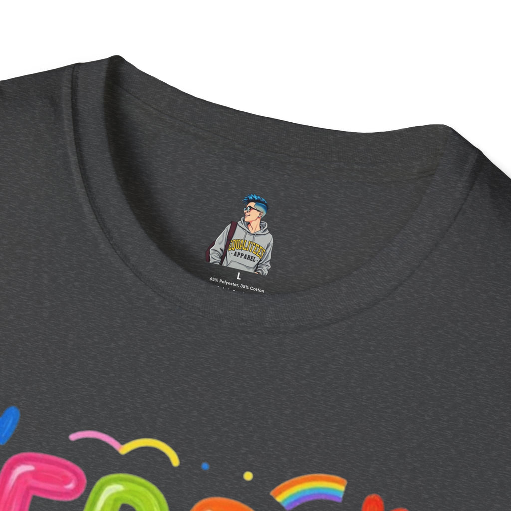 Free Parent Hugs T-Shirt — Colorful Affirming Pride