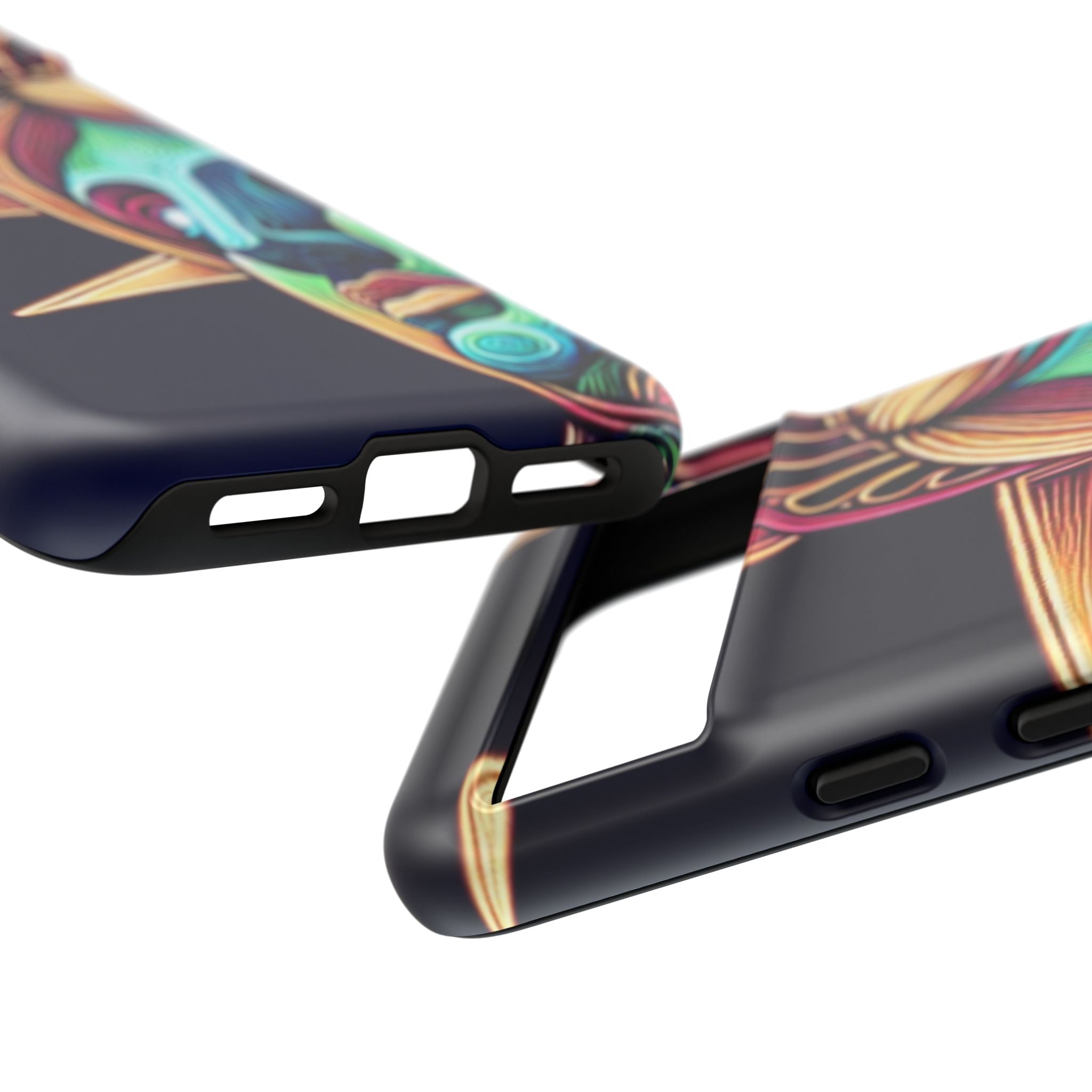Statue of Liberty Neon Glowing Art Tough Case for Android & iPhone