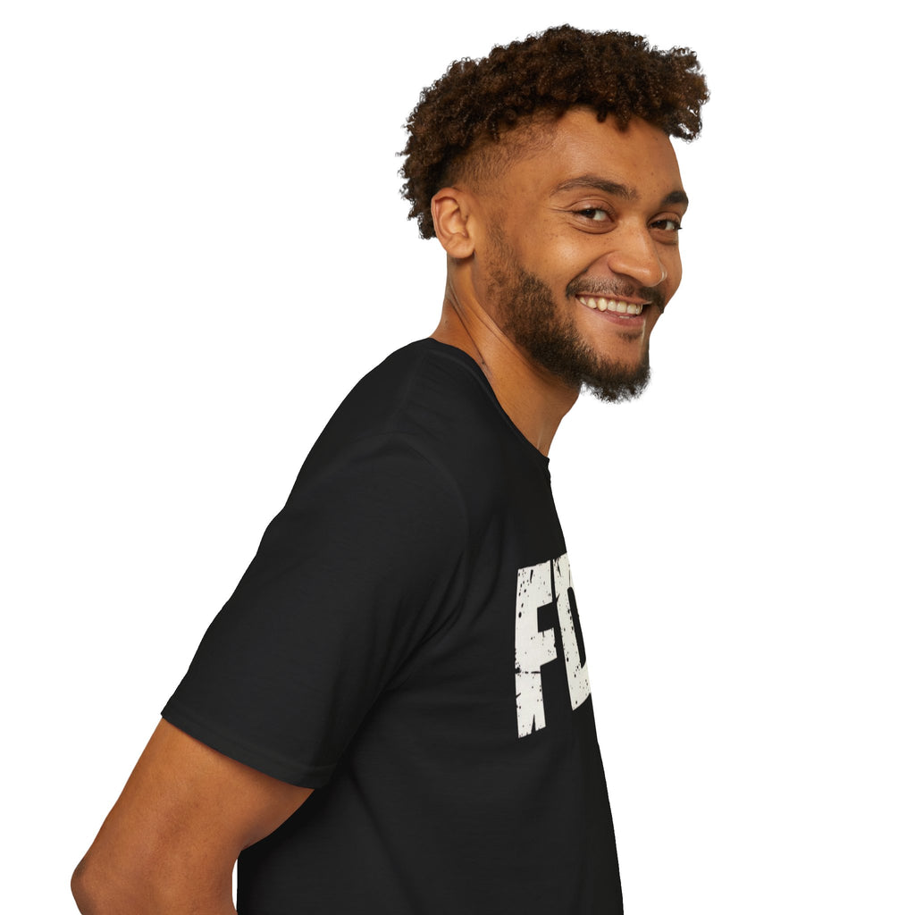 FDT Distressed Graphic T‑Shirt — Bold Statement Tee