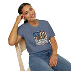 No Kings in America-Democracy Matters  Unisex Softstyle T-Shirt