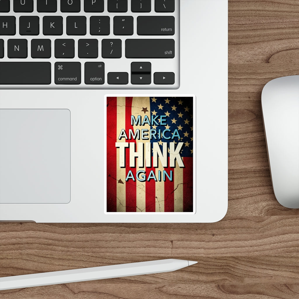 Die-Cut Stickers - Make America Think Again