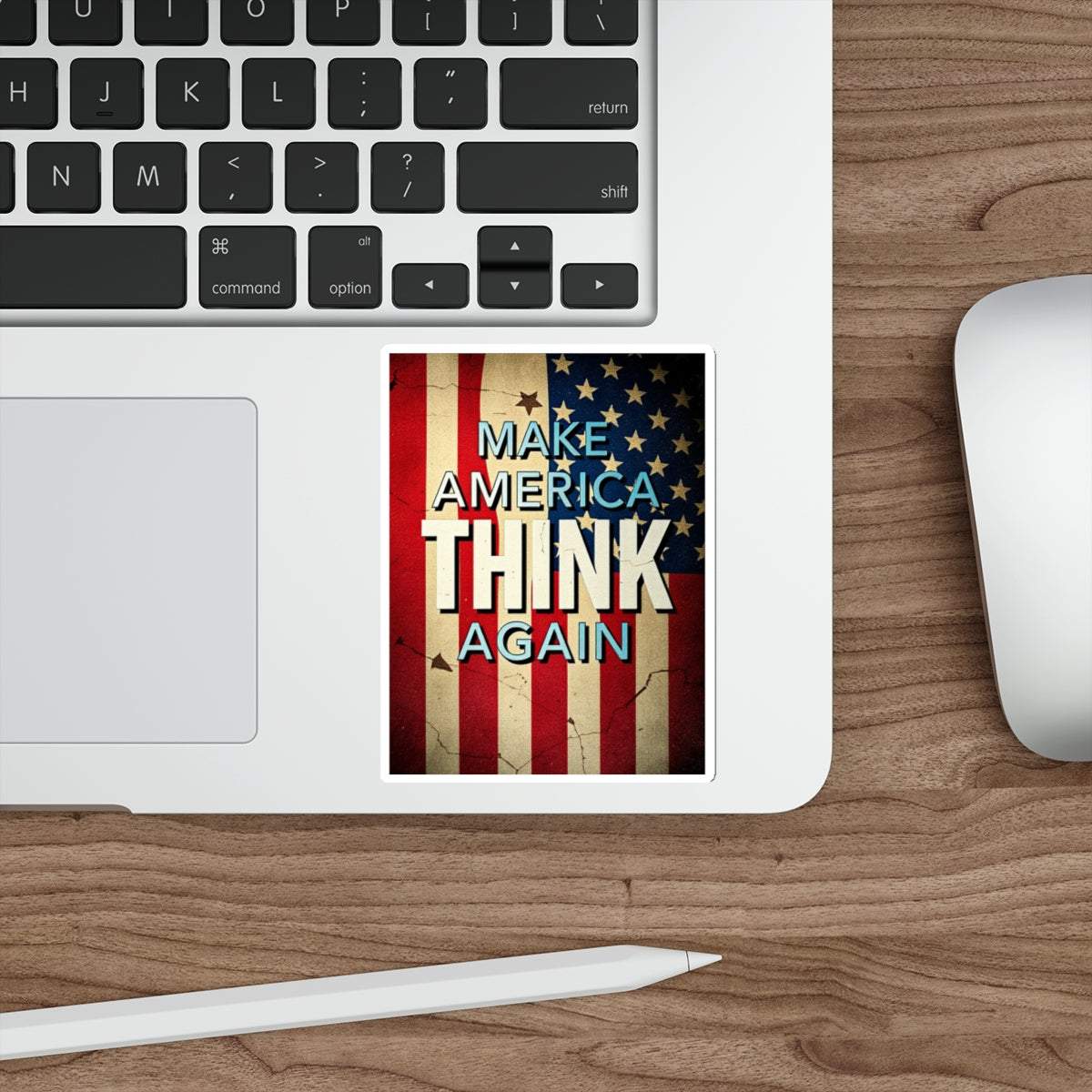 Die-Cut Stickers - Make America Think Again