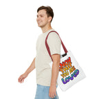 Know That You Are Loved Text Design Tote Bag