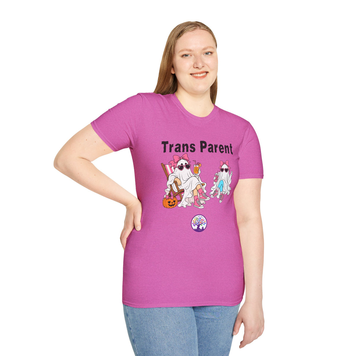 Trans Parent 1 Halloween Pride Tree Las Vegas T-Shirt