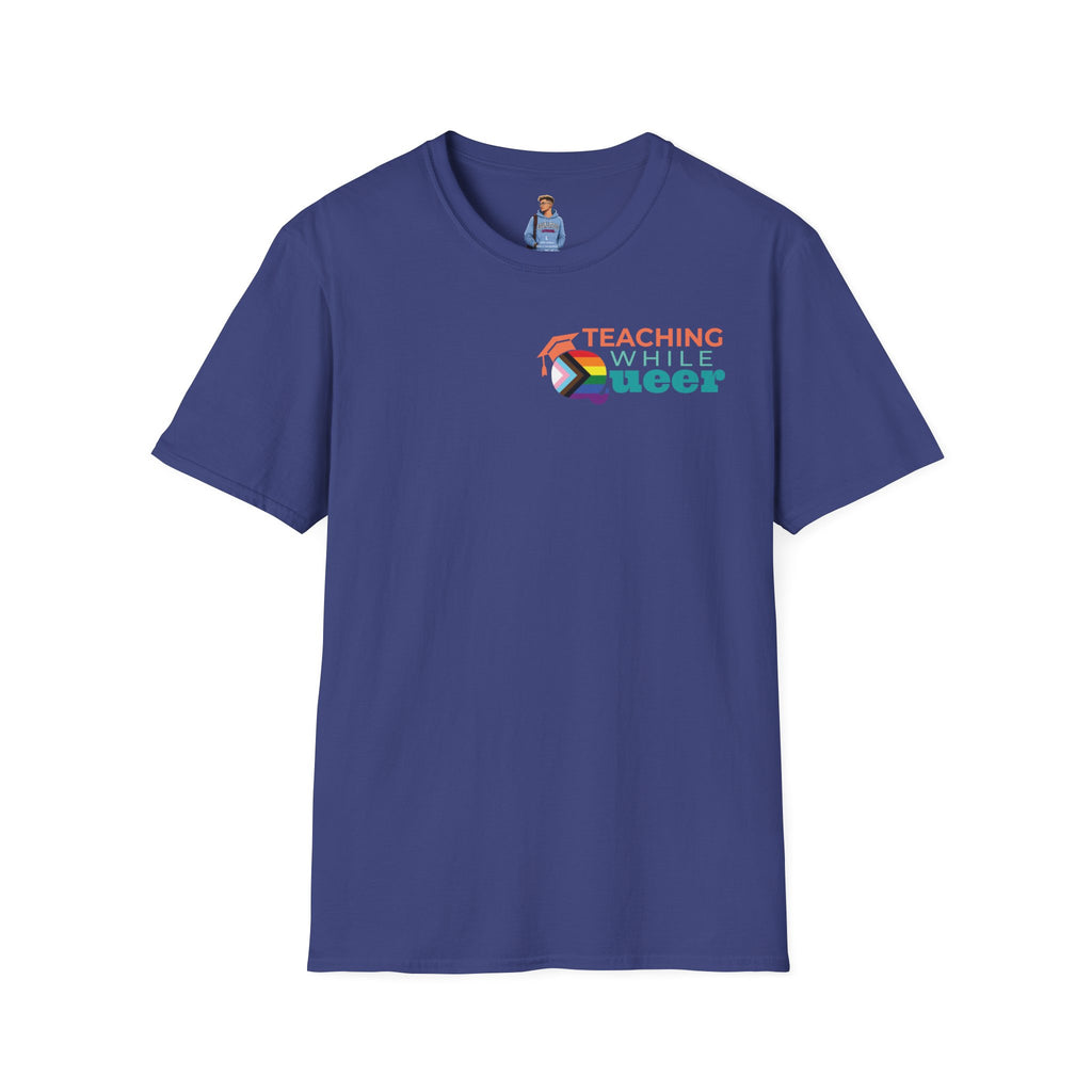 TWQ - Teaching While Queer Unisex Softstyle Logo T-shirt