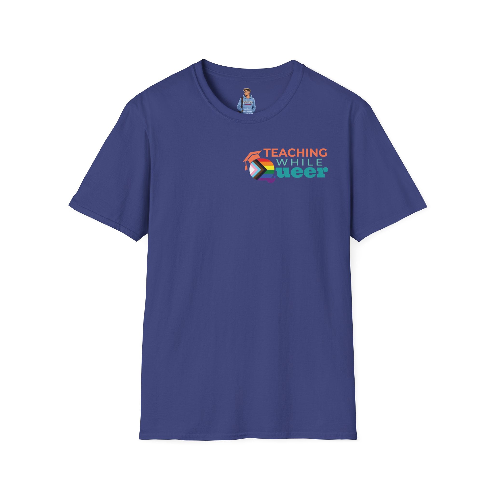 TWQ - Teaching While Queer Unisex Softstyle Logo T-shirt