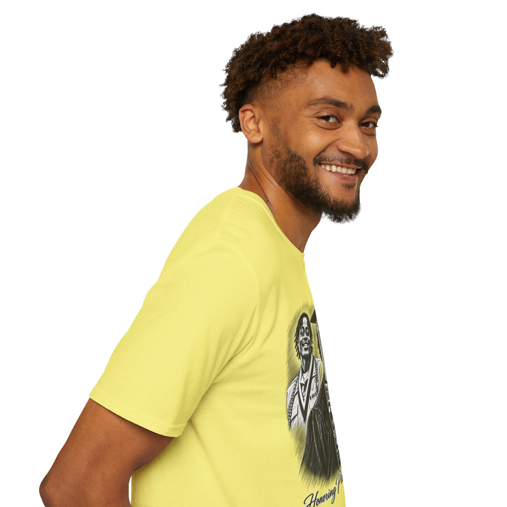 Double Portrait Front - In Memory of Pierre Damas Bel T-Shirt