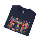 Floral 'FTP' Graphic T-Shirt
